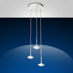 FABAS LUCE 3255-47-102 HALE LED SOSPENSIONE 3 LUCI ALLUMINIO