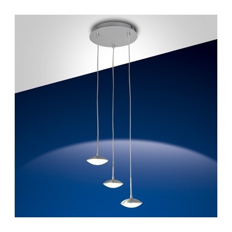 FABAS LUCE 3255-47-212 HALE LED SOSPENSIONE 3 LUCI ALLUMINIO