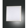 FABAS LUCE 3314-61-102 PLAFONIERA LED DESDY STRUTTURA IN ALLUMINIO E POLICARBONATO COLOR BIANCO IP54