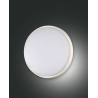 FABAS LUCE 3315-61-102 PLAFONIERA LED OLLY STRUTTURA IN ALLUMINIO E POLICARBONATO COLOR BIANCO IP54