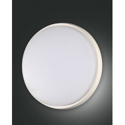 FABAS LUCE 3315-65-102 PLAFONIERA LED OLLY STRUTTURA IN ALLUMINIO E POLICARBONATO COLOR BIANCO IP54