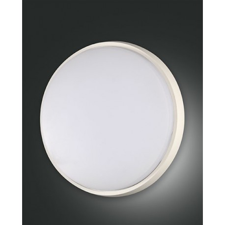 FABAS LUCE 3315-65-102 PLAFONIERA LED OLLY STRUTTURA IN ALLUMINIO E POLICARBONATO COLOR BIANCO IP54