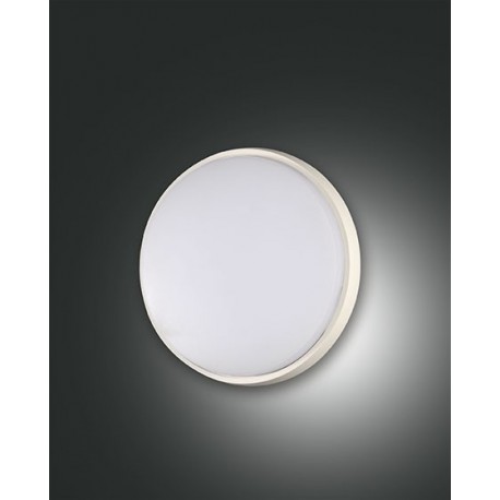 FABAS LUCE 3315-69-102 PLAFONIERA LED OLLY STRUTTURA IN ALLUMINIO E POLICARBONATO COLOR BIANCO IP54