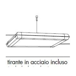 ROSSINI ILLUMINAZIONE CAB111GR CABLE LED APPARECCHIO A LED RETTANGOLARE A LUCE DIRETTA  3000K