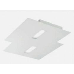 ROSSINI ILLUMINAZIONE PON002N PONYO PLAFONIERA LED STRUTTURA IN ALLUMINIO 2X13,5W  3000K