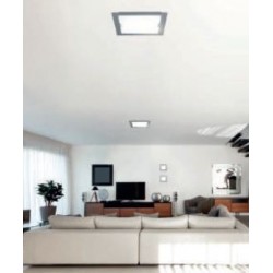 ROSSINI ILLUMINAZIONE WES001GR WESS LAMPADA DA PARETE O SOFFITTO IN VETRO TEMPERATO E27 2X75W