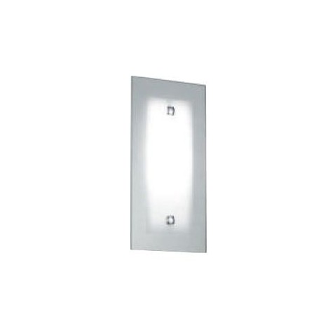 ROSSINI ILLUMINAZIONE WES004GR WESS LAMPADA DA PARETE O SOFFITTO IN VETRO TEMPERATO E27 14X75W