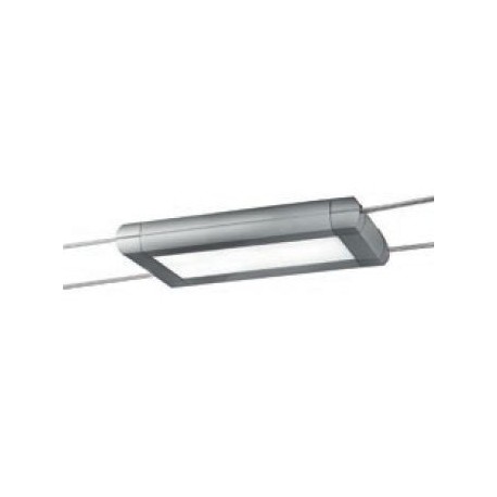 ROSSINI ILLUMINAZIONE WIR107GR WIRE APPARECCHIO RETTANGOLARE A LED IN ALLUMINIO 12W+8W 3000K