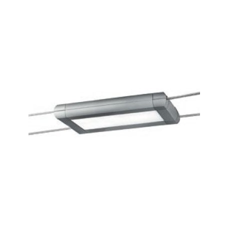 ROSSINI ILLUMINAZIONE WIR108GR WIRE APPARECCHIO RETTANGOLARE A LED IN ALLUMINIO 12W+8W 4000K