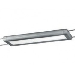 ROSSINI ILLUMINAZIONE WIR112GR WIRE APPARECCHIO RETTANGOLARE A LED IN ALLUMINIO 20W+18W 4000K
