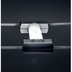 ROSSINI ILLUMINAZIONE WIR201B WIRE APPARECCHIO A LUCE RADIALE IN ALLUMINIO VERNICIATO  1X80W