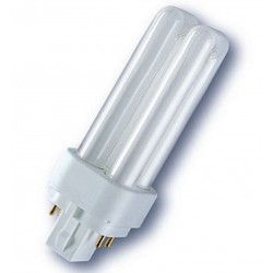 OSRAM DULUX D/E 10W/827 G24Q-1 | 4pin warm OSRAM LAMPADA FLUORESCENTE COMPATTA 2700°K