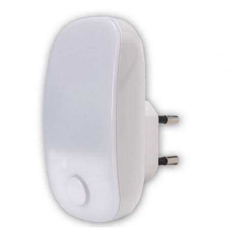 PUNTO LUCE NOTTURNO LED CON INTERRUTTORE BLU, GIALLO, ROSSO, VERDE, BIANCO