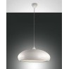 FABAS LUCE 3161-45-102 SOSPENSIONE LODGE IN METALLO COLOR BIANCO 60W Ø:600 mm.