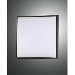 FABAS LUCE 3314-61-101 PLAFONIERA DESDY LED IN ALLUMINIO NERO 23W 2300lm IP54