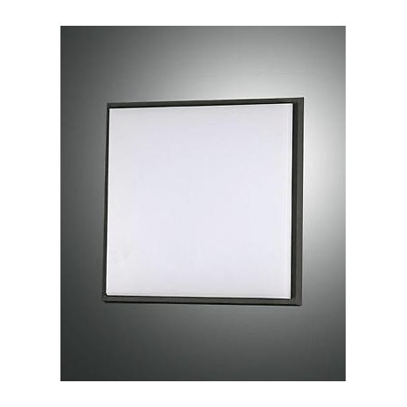 FABAS LUCE 3314-61-101 PLAFONIERA DESDY LED IN ALLUMINIO NERO 23W 2300lm IP54