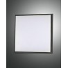 FABAS LUCE 3314-61-101 PLAFONIERA DESDY LED IN ALLUMINIO NERO 23W 2300lm IP54