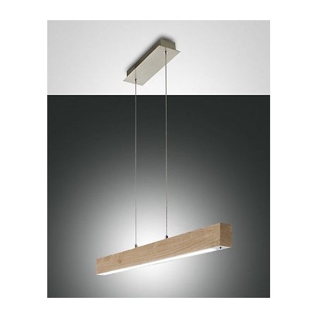 FABAS LUCE 3383-40-215 SOSPENSIONE LED BADIA 43W 3870lm WARM WHITE QUERCIA