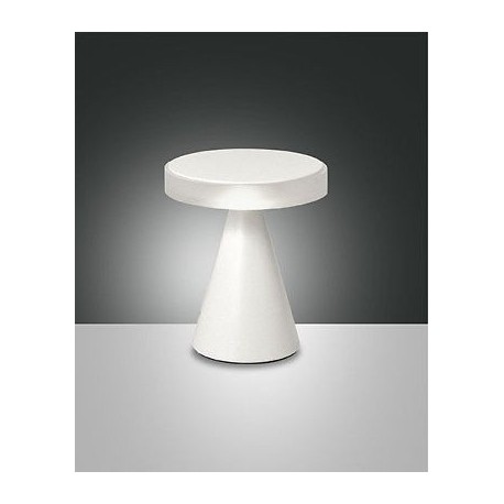 FABAS LUCE 3386-34-102 LAMPADA DA TAVOLO LED NEUTRA 8W 720lm TOUCH COLOR BIANCO