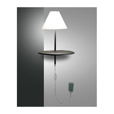 FABAS LUCE 3417-20-164 LAMPADA DA PARETE GOODNIGHT 8W 720Lm WARM WHITE ANTRACITE