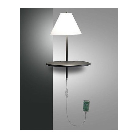 FABAS LUCE 3417-20-164 LAMPADA DA PARETE GOODNIGHT 8W 720Lm WARM WHITE ANTRACITE