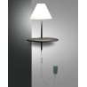 FABAS LUCE 3417-20-164 LAMPADA DA PARETE GOODNIGHT 8W 720Lm WARM WHITE ANTRACITE