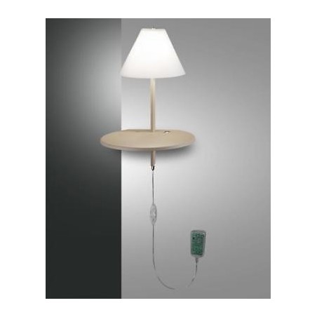 FABAS LUCE 3417-20-292 LAMPADA DA PARETE GOODNIGHT 8W 720Lm WARM WHITE TORTORA