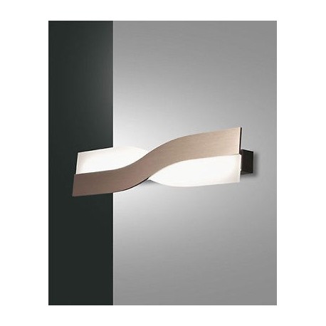 FABAS LUCE 3425-26-179 LAMPADA PARETE RIACE 13W 1170Lm WARM WHITE BRONZO SATINATO