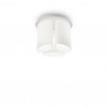 IDEAL-LUX ALMOND PL3 PLAFONIERA IN METALLO BIANCO E DIFFUSORI IN VETRO ACIDATO 3x60W E27