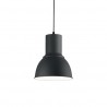 IDEAL-LUX BREEZE SP1 SOSPENSIONE IN METALLO NERO CON INTERNO BIANCO 60W