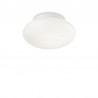 IDEAL LUX BUBBLE PL1 PLAFONIERA IN ALLUMINIO VERNICIATO BIANCO 60W
