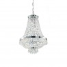 IDEAL LUX CAESAR SP12 SOSPENSIONE IN CRISTALLO MOLATO E FINITURE CROMO 12x40W G9 