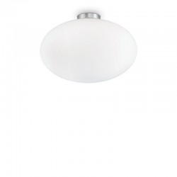 IDEAL-LUX CANDY PL1 D40 PLAFONIERA IN VETRO SOFFIATO ACIDATO 60W E27
