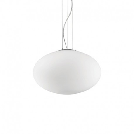 IDEAL-LUX CANDY SP1 D40 SOSPENSIONE IN VETRO SOFFIATO ACIDATO 60W E27