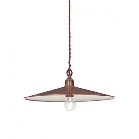 IDEAL-LUX CANTINA SP1 BIG SOSPENSIONE IN METALLO COLOR RAME 60W E27