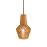 IDEAL LUX CITRUS-1 SP1 SOSPENSIONE IN LEGNO VERNICIATO 60W  E27 