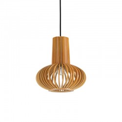 IDEAL-LUX CITRUS-2 SP1 SOSPENSIONE IN LEGNO VERNICIATO 60W  E27