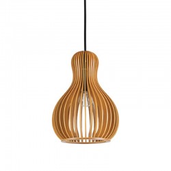IDEAL-LUX CITRUS-3 SP1 SOSPENSIONE IN LEGNO VERNICIATO 60W  E27