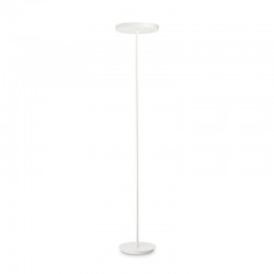 IDEAL-LUX COLONNA PT4 PIANTANA LED IN METALLO VERNICIATO BIANCO E DIFFUSORE IN ACRILICO 4x15W
