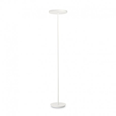IDEAL-LUX COLONNA PT4 PIANTANA LED IN METALLO VERNICIATO BIANCO E DIFFUSORE IN ACRILICO 4x15W