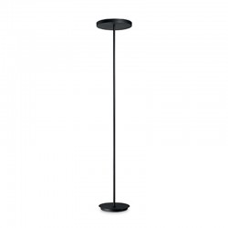 IDEAL-LUX COLONNA PT4 PIANTANA LED IN METALLO VERNICIATO NERO E DIFFUSORE IN ACRILICO 4x15W