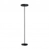 IDEAL-LUX COLONNA PT4 PIANTANA LED IN METALLO VERNICIATO NERO E DIFFUSORE IN ACRILICO 4x15W