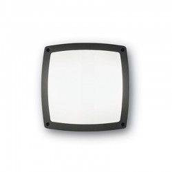 IDEAL-LUX COMETA PL3 PLAFONIERA PER ESTERNO IN ALLUMINIO ANTRACITE E DIFFUSORE BIANCO IP54
