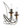IDEAL-LUX CORTE SP12 SOSPENSIONE IN METALLO MODELLATO DIPINTO A MANO 12x40W