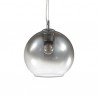 IDEAL-LUX DISCOVERY FADE SP1 D20 SOSPENSIONE CON DIFFUSORI IN VETRO RIFINITI CROMO SFUMATO 60W E27