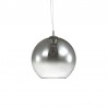 IDEAL LUX DISCOVERY FADE SP1 D30 SOSPENSIONE CON DIFFUSORI IN VETRO RIFINITI CROMO SFUMATO 60W E27