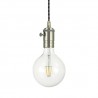 IDEAL LUX DOC SP1 SOSPENSIONE CON COPRIPORTALAMPADA COLOR BRUNITO 60W E27