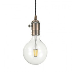 IDEAL-LUX DOC SP1 SOSPENSIONE CON COPRIPORTALAMPADA COLOR RAME 60W E27
