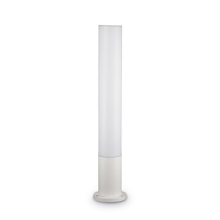 IDEAL LUX EDO OUTDOOR PT1 ROUND LAMPADA DA TERRA IN ALLUMINIO BIANCO E POLICARBONATO 15W GX53 IP44