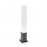 IDEAL-LUX EDO OUTDOOR PT1 ROUND LAMPADA DA TERRA IN ALLUMINIO ANTRACITE E POLICARBONATO 15W GX53 IP44